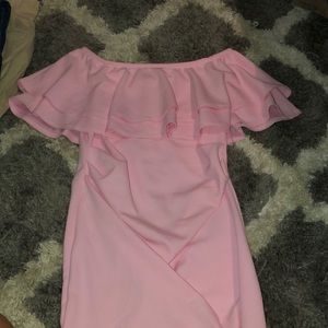 Ruffle maternity dress